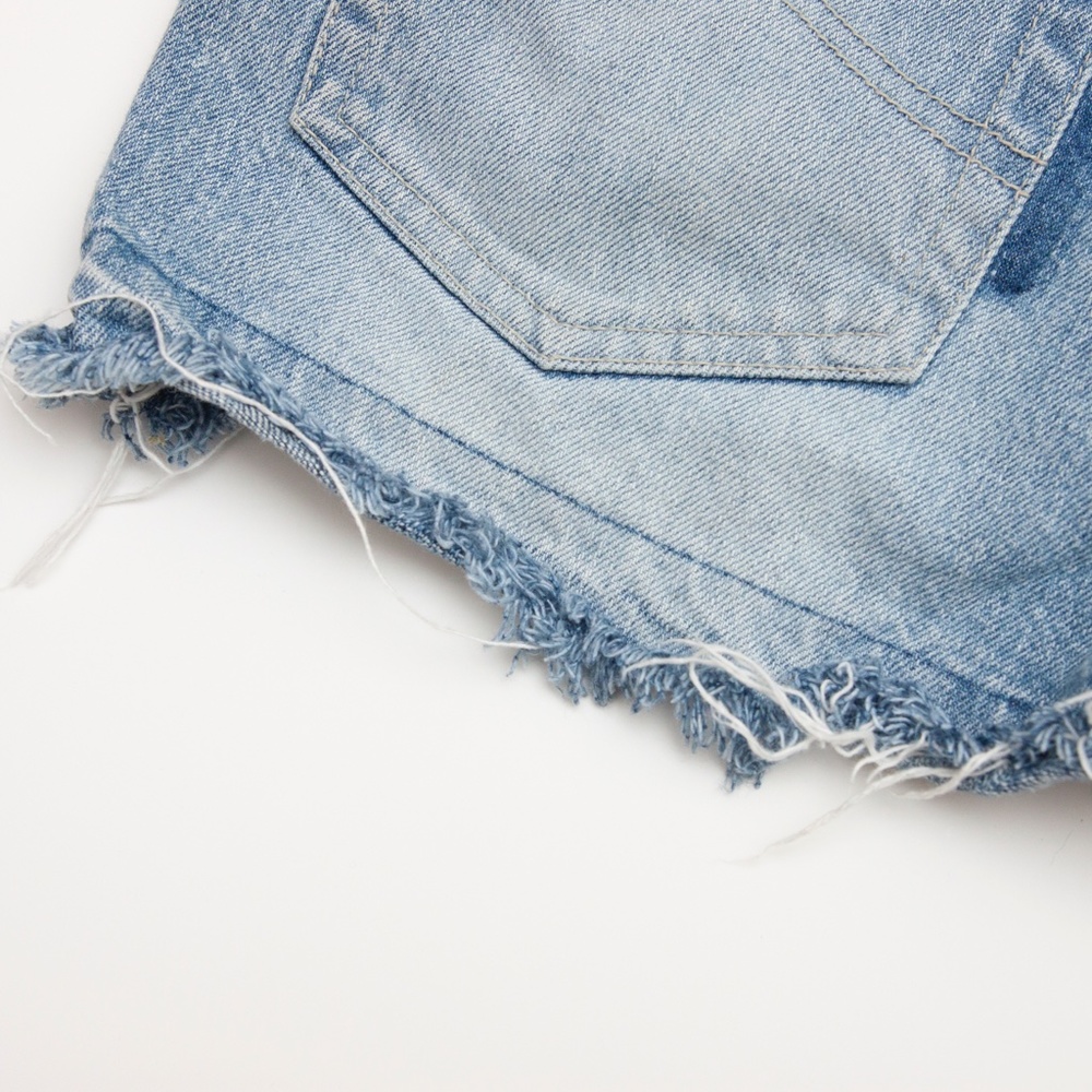 Plugg Jean Distressed Shorts - Picture 7 of 7